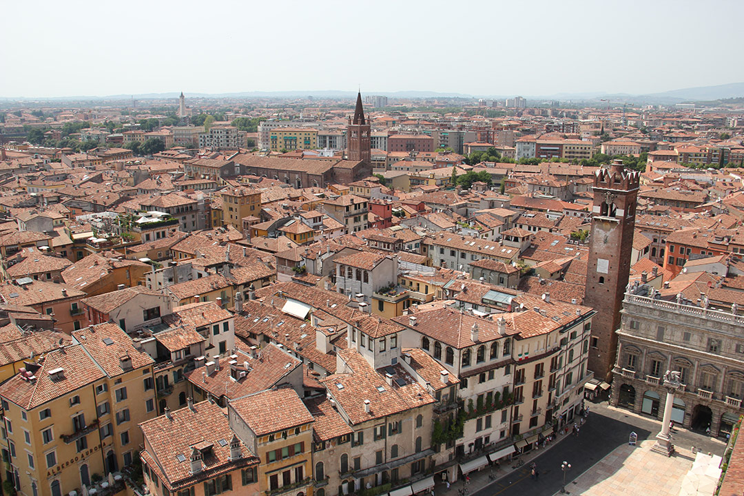 Vista desde la Torre dei Lamberti Verona